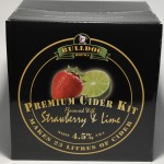 Bulldog Brews Premium Strawberry Lime Cider 23 liter.