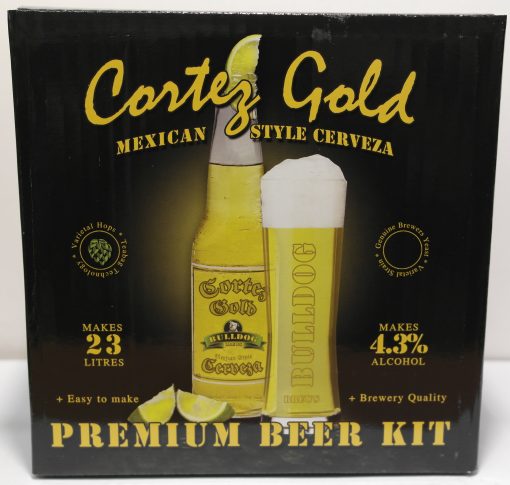 Bulldog Brews Cortez Gold Mexican Cerveza