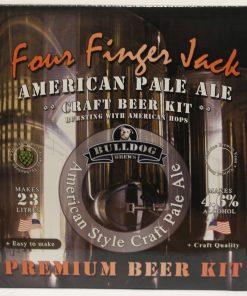 Bulldog Brews Four Finger Jack American Pale Ale.
