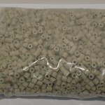 Raschigringer, Keramisk Ca. 750 gram, Ca. 6 x 6mm.