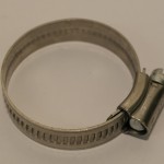 Rustfri Slangeklemme 50mm Utvendig Diameter.