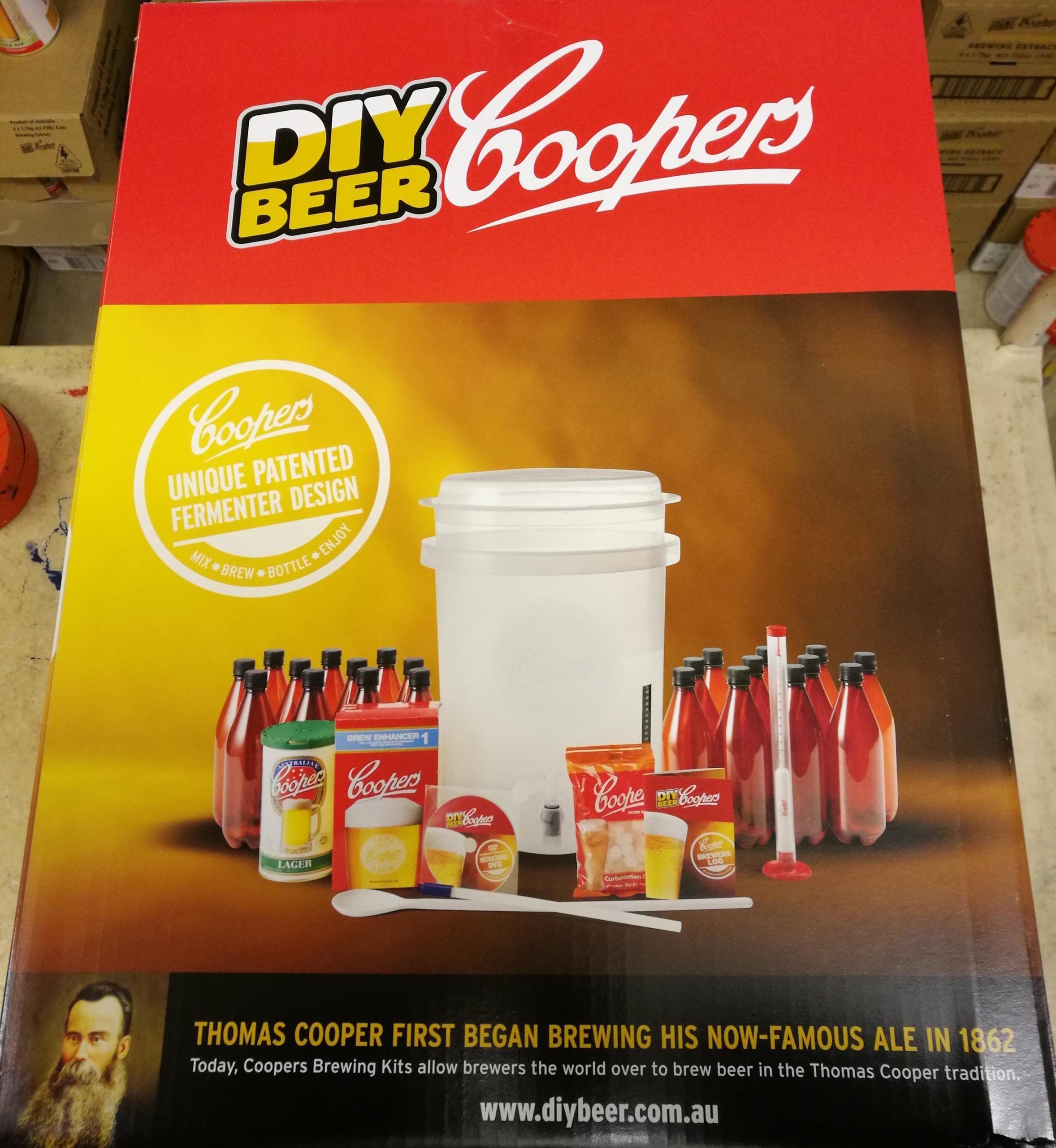 Coopers komplett bryggesett