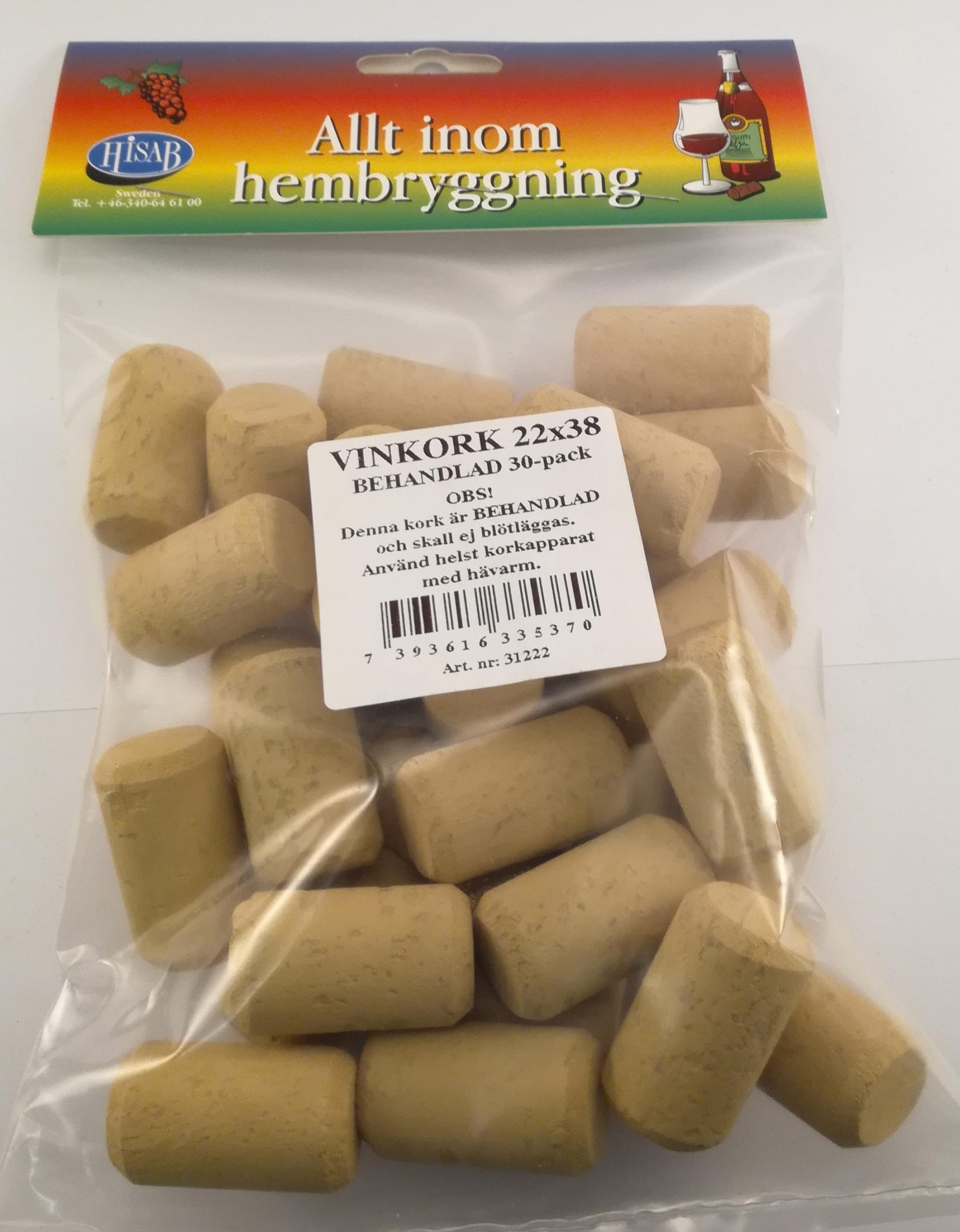 Vinkorker til vinflasker.