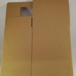 Bag in Box - eske til 3-liters pose. Brun - kartongfarvet. 5 stk