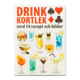 Drinkkortspill med resepter på drinker