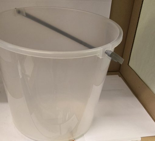 Gjæringsspann 10 Liter, Med Lokk - alkoholbestandig plast - Bilde 3